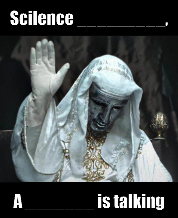 Silence X a Y is Talking Meme